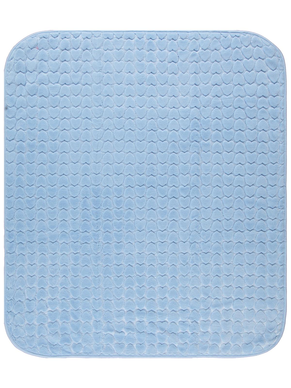 Civil Baby Kalp Empirme Baskılı 100x120 cm Battaniye - Mavi