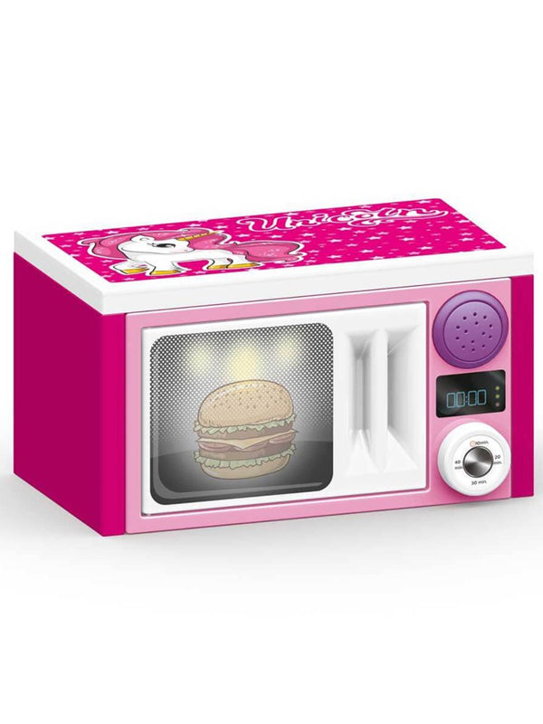 Unicorn Sesli Pembe Mikrodalga Fırın