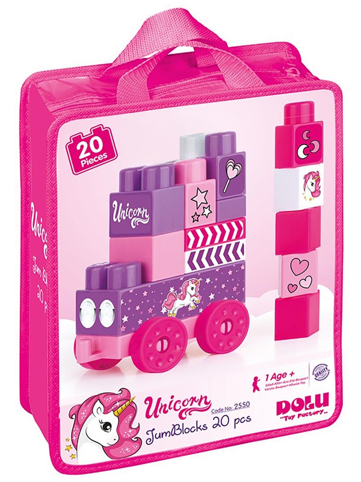 Unıcorn Çantalı Mega Blok 20'li