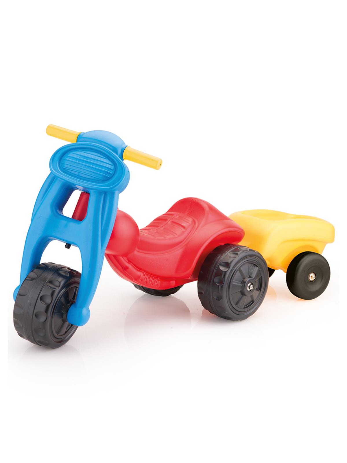 Dolu Oyuncak Tekerleklı Romorklu Bıngıt Motor