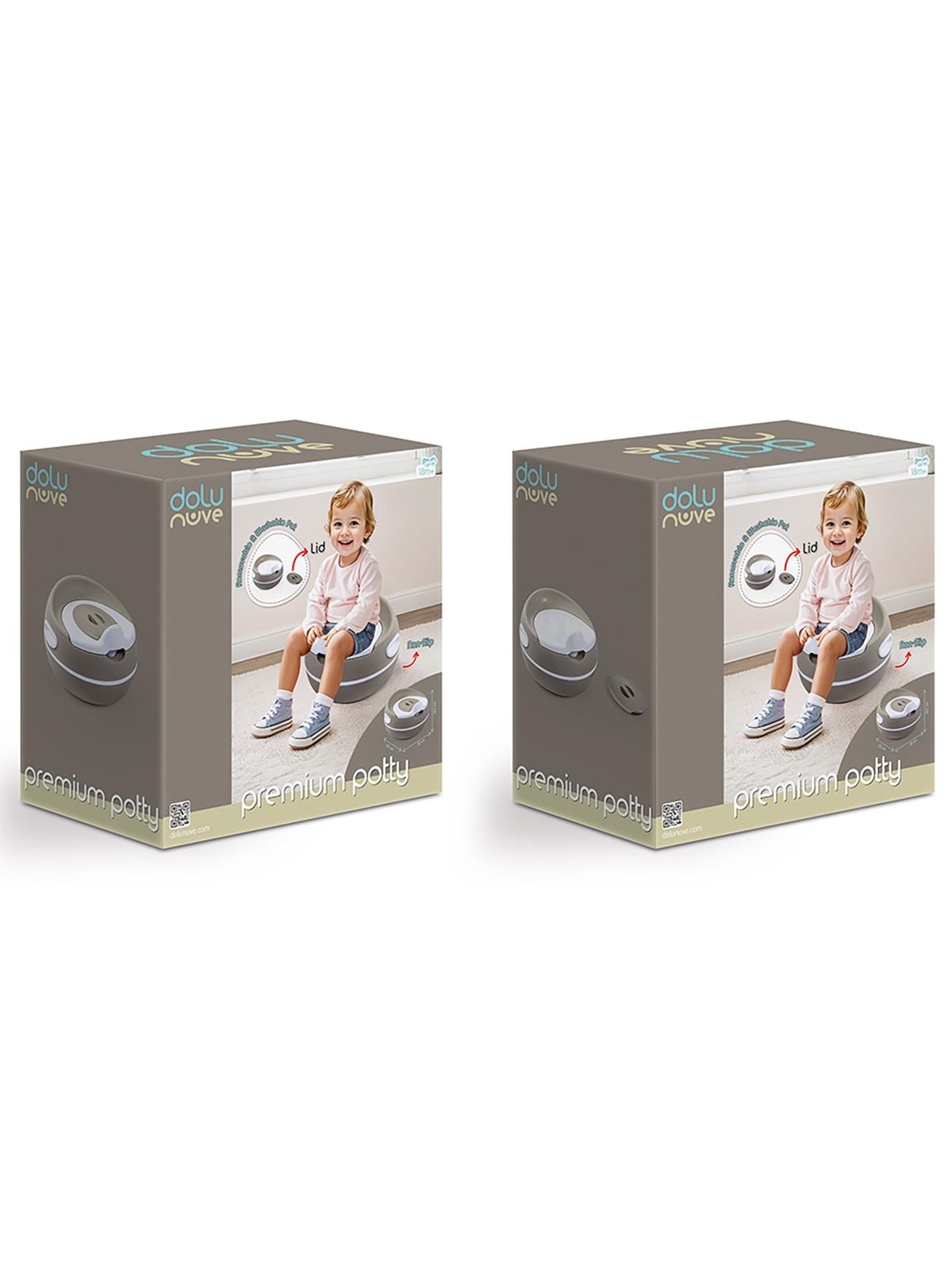 Dolu Nuve Premium Lazımlık - Gri