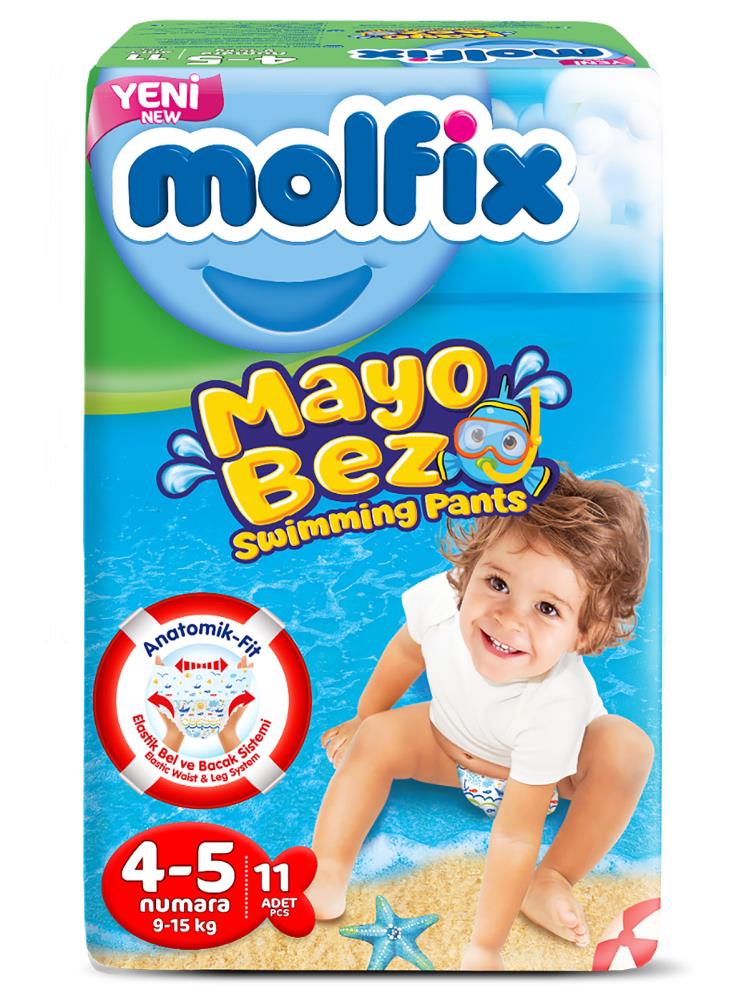Molfix Mayo Bebek Bezi 4-5 Beden 9-15 kg 11 Adet