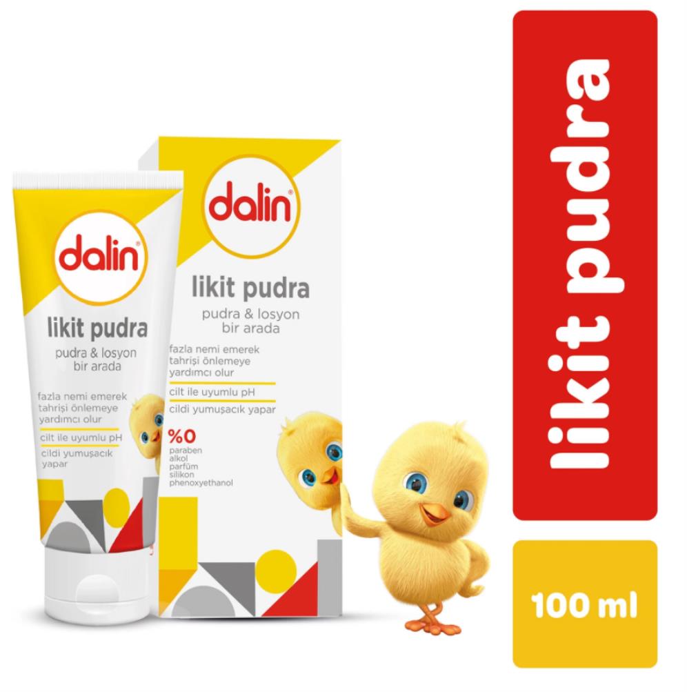 Dalin Likit Pudra Bebek Pişik Kremi 100 ml