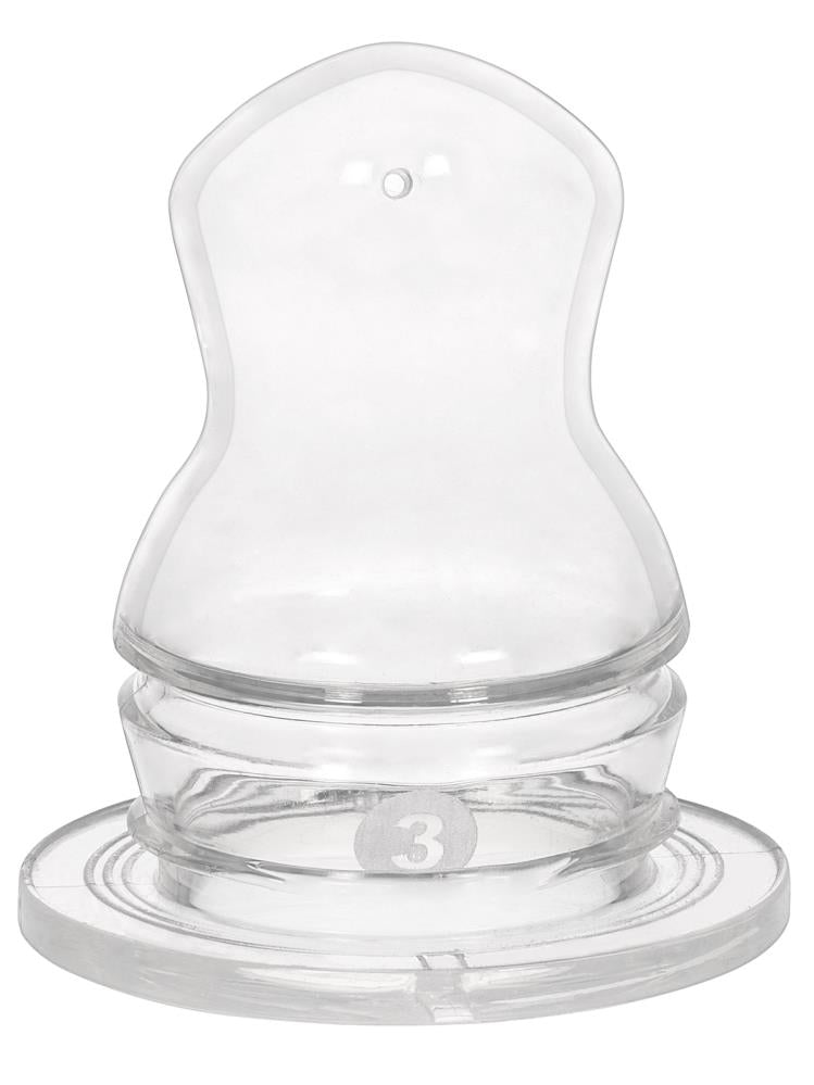 Wee Baby Silikon Damaklı Biberon Emziği Yoğun Akış No:3