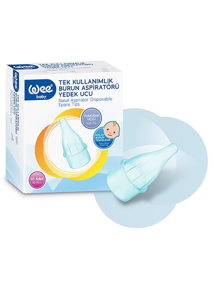 Wee Baby Burun Aspiratörü Yedek Ucu 10'lu -Tek Kullanımlık