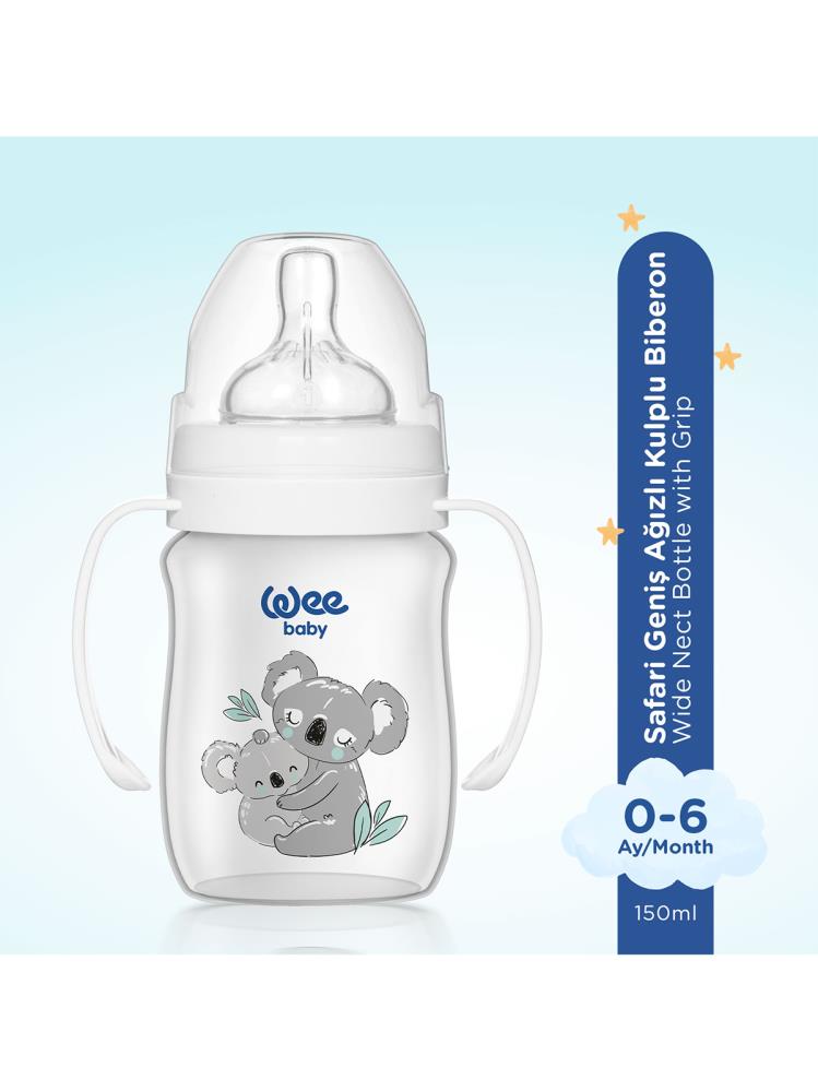 Wee Baby Safari Kulplu PP Biberon 150 ml