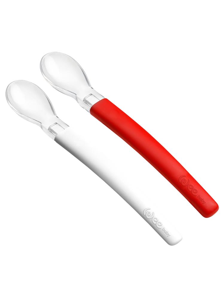 Wee Baby Mama Kaşığı Silikon Uçlu 2'li