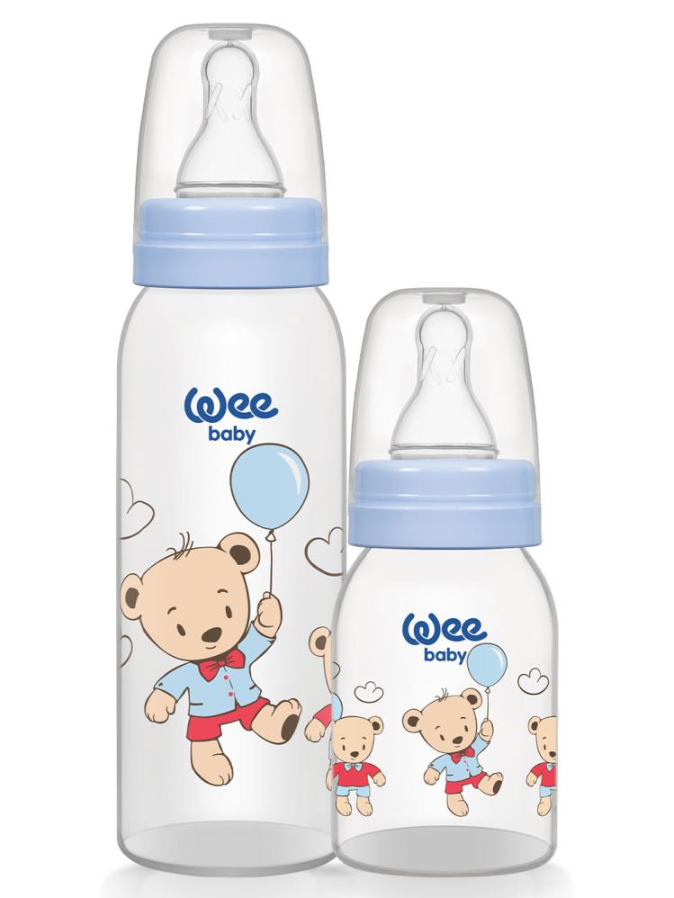 Wee Baby Klasik PP Biberon Seti 2'li - Mavi