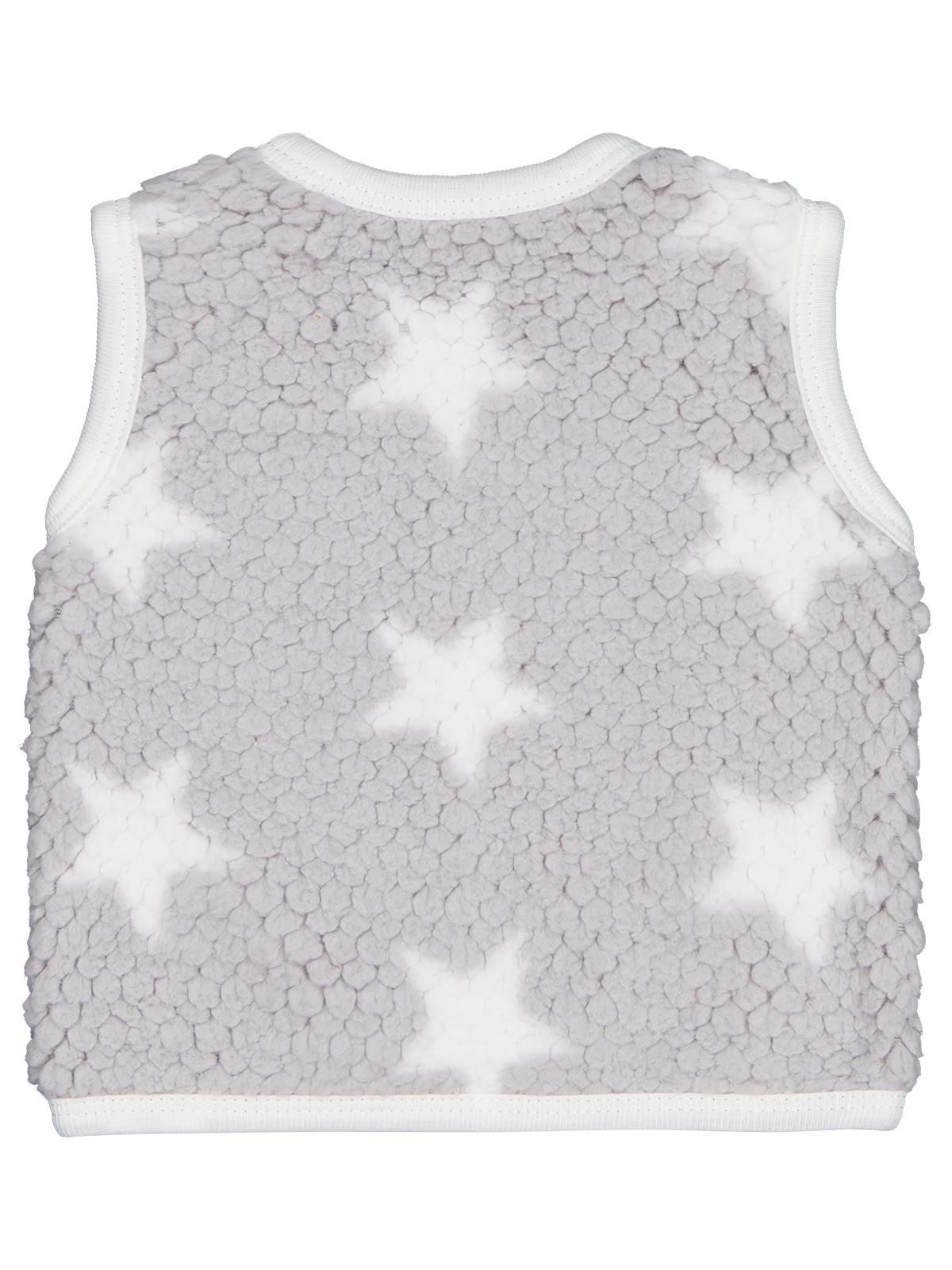 Minidamla Ayı Nakışlı 1-9 Ay Yelek - Gri