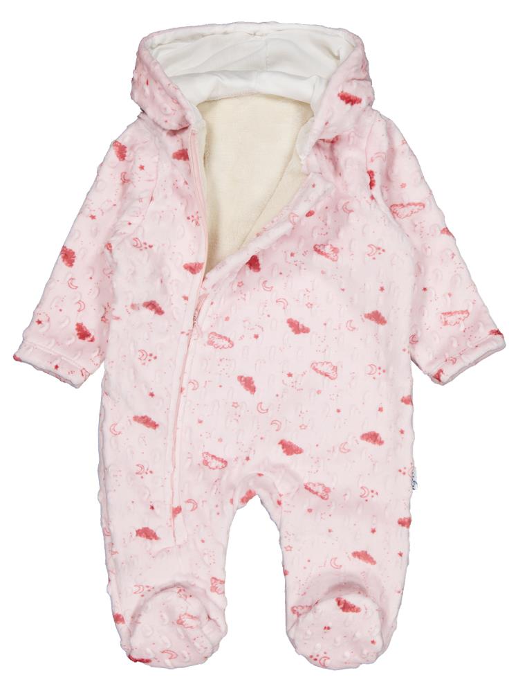 Minidamla Desenli Kozmonot 1-9 Ay Tulum - Pembe