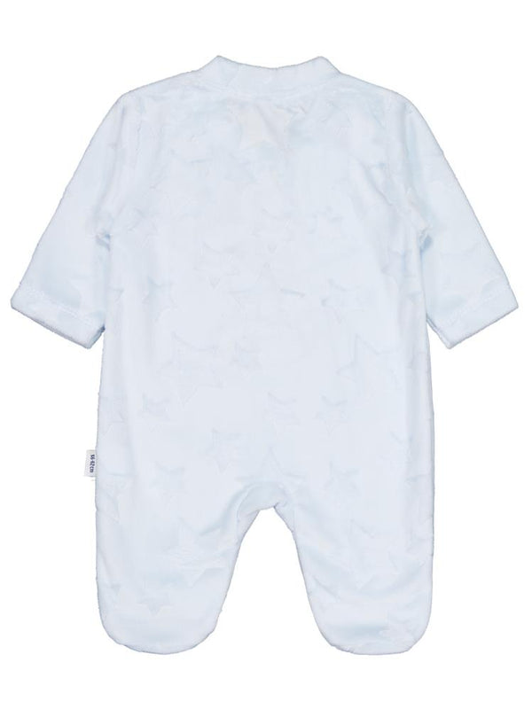 Minidamla Filli Nakış Fermuarlı 1-6 Ay Tulum - Mavi