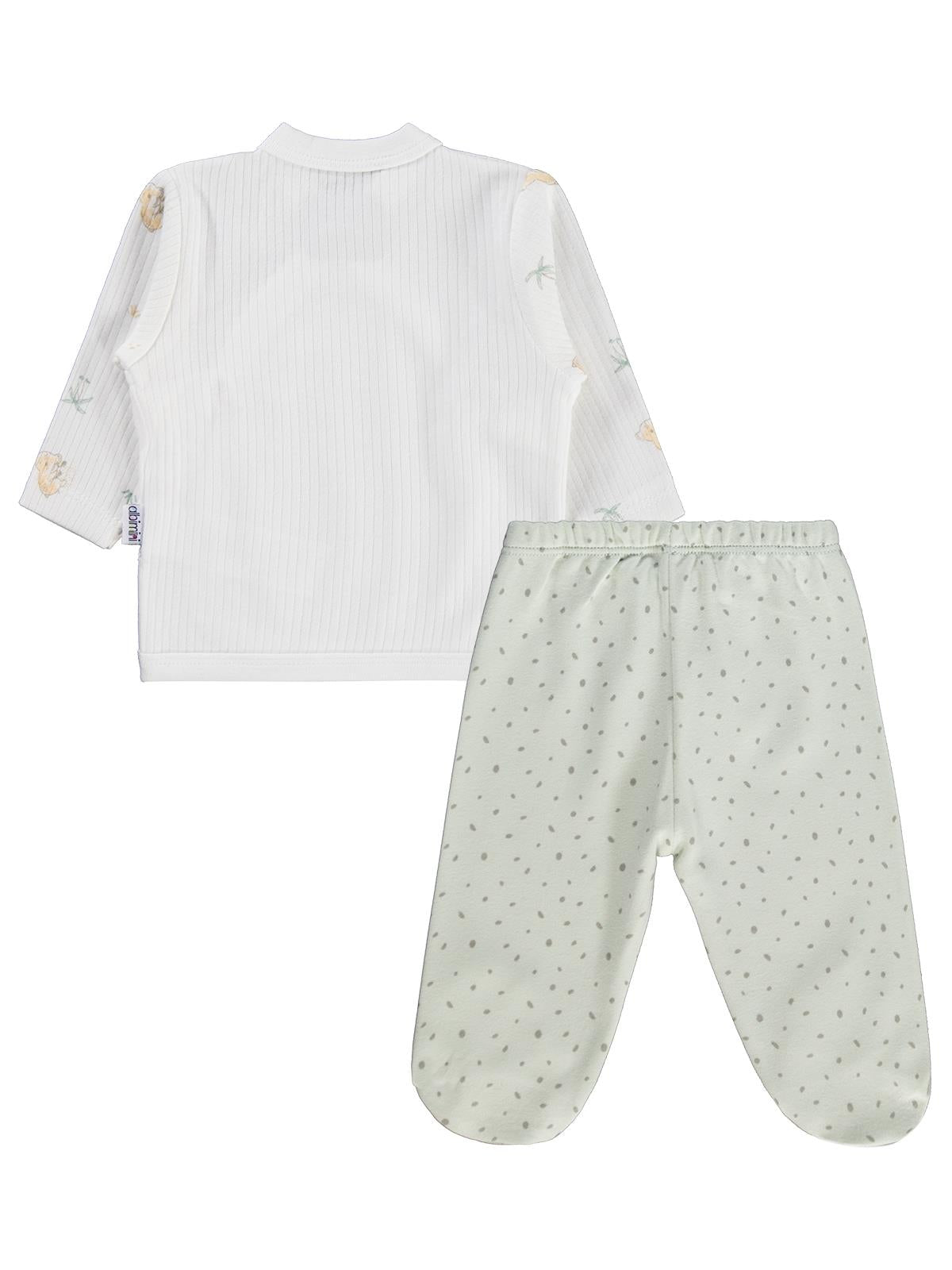 Minidamla Koala Desenli 5'li Zıbın Takımı - Yeşil