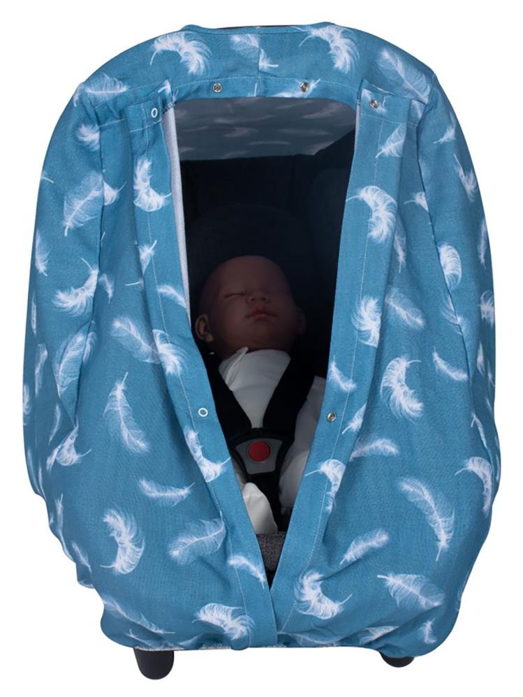 Sevi Bebe Anakucağı Örtüsü - Mavi