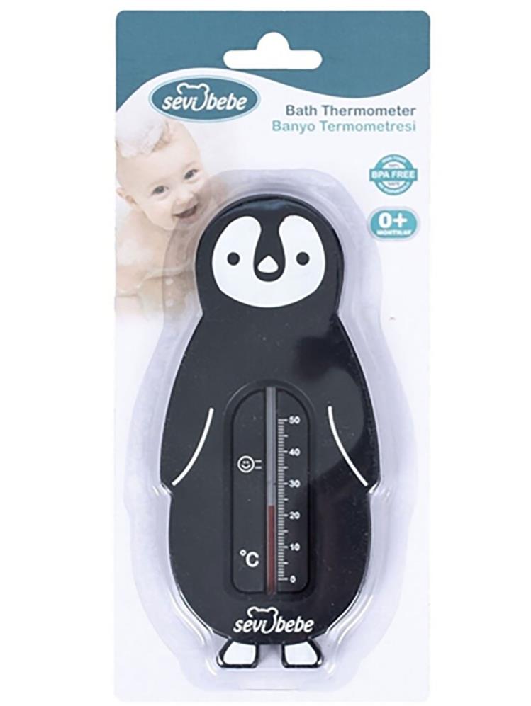 Sevi Bebe Banyo ve Oda Termometresi - Siyah