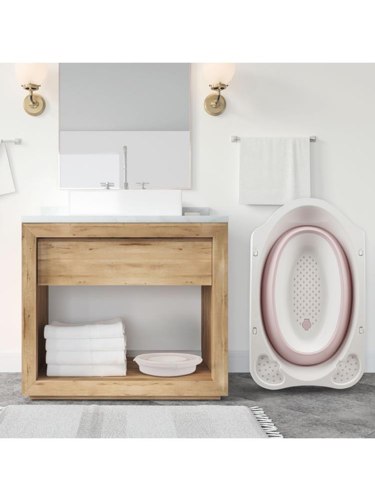 Sevi Bebe 5'li Katlanabilir Bebek Banyo Seti - Pembe