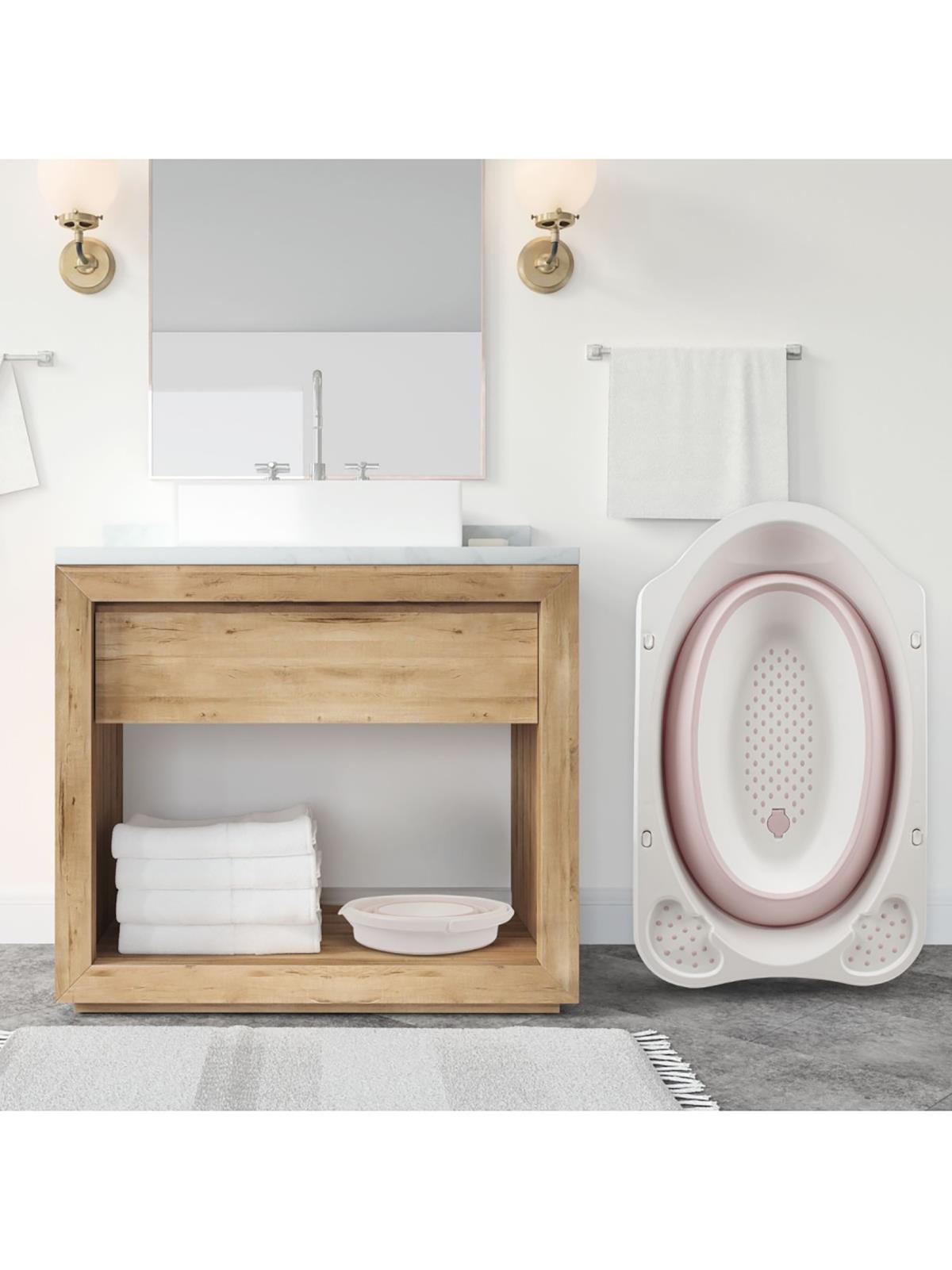 Sevi Bebe 5'li Katlanabilir Bebek Banyo Seti - Pembe