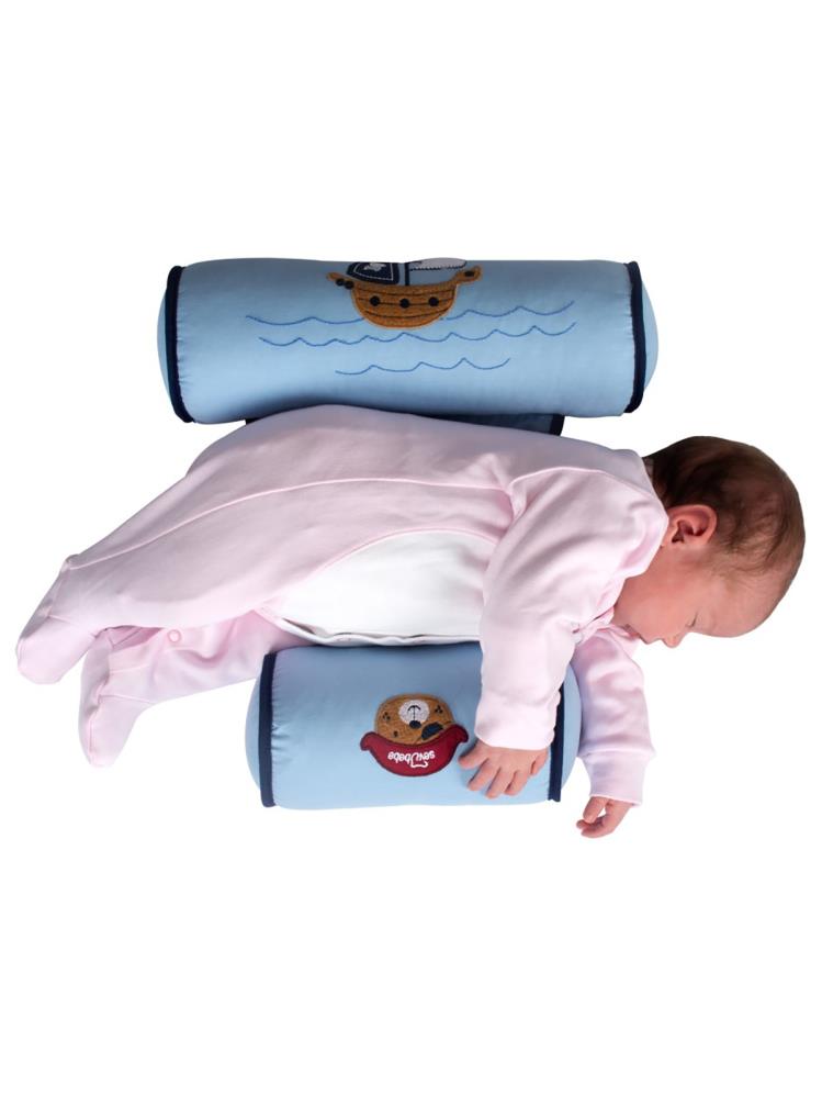 Sevı Bebe Guvenlı Yan Yatıs Yastıgı - Mavi
