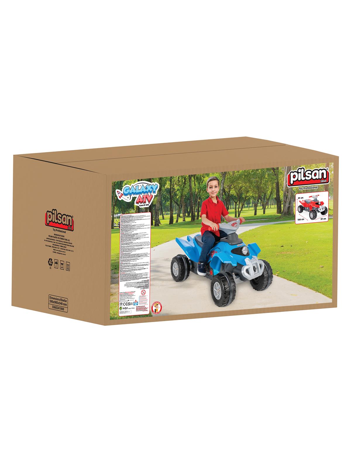 Pilsan Galaxy Pedallı Atv - Mavi
