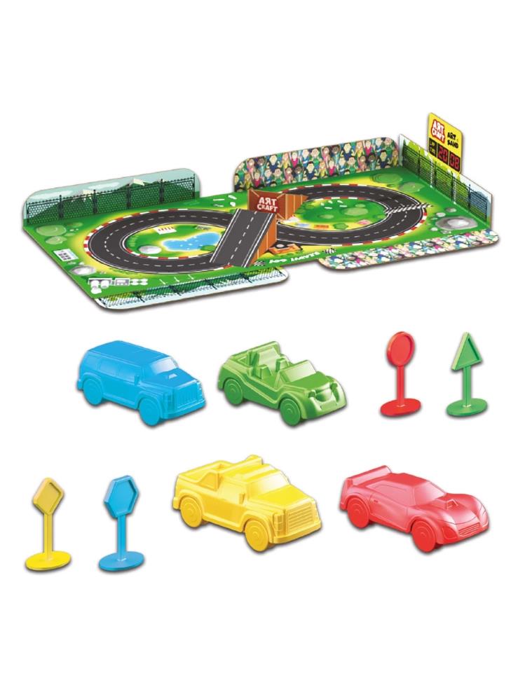 Dede Oyuncak Artsand Arabalar Kum Set 600 Gr Oyun Hamuru