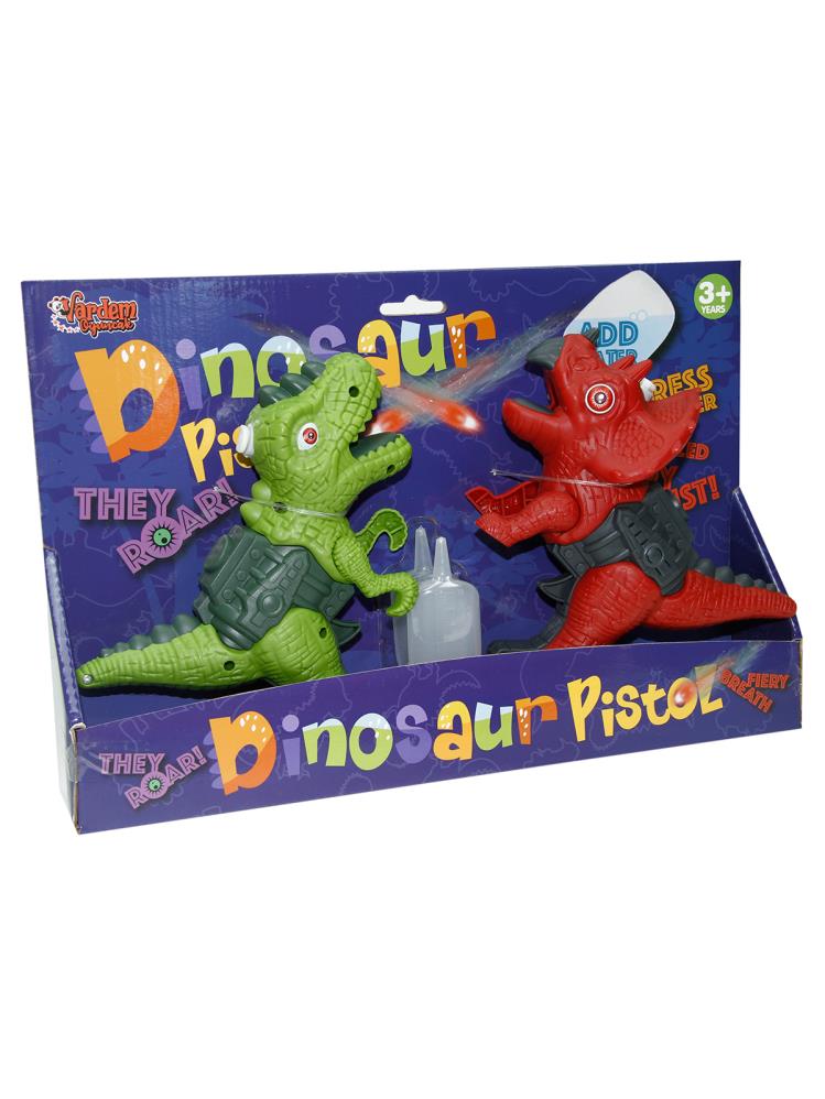 Vardem Sesli ve Işıklı Buhar Çıkartan 2'li Dinazor