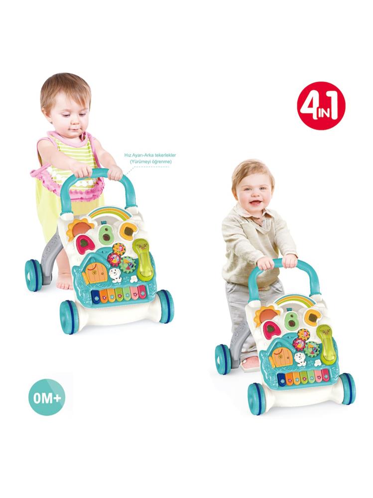 Vardem Pıyanolu 4 In 1 Bebek Yurutecı