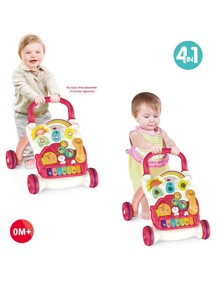 Vardem Pıyanolu 4 In 1 Bebek Yurutecı