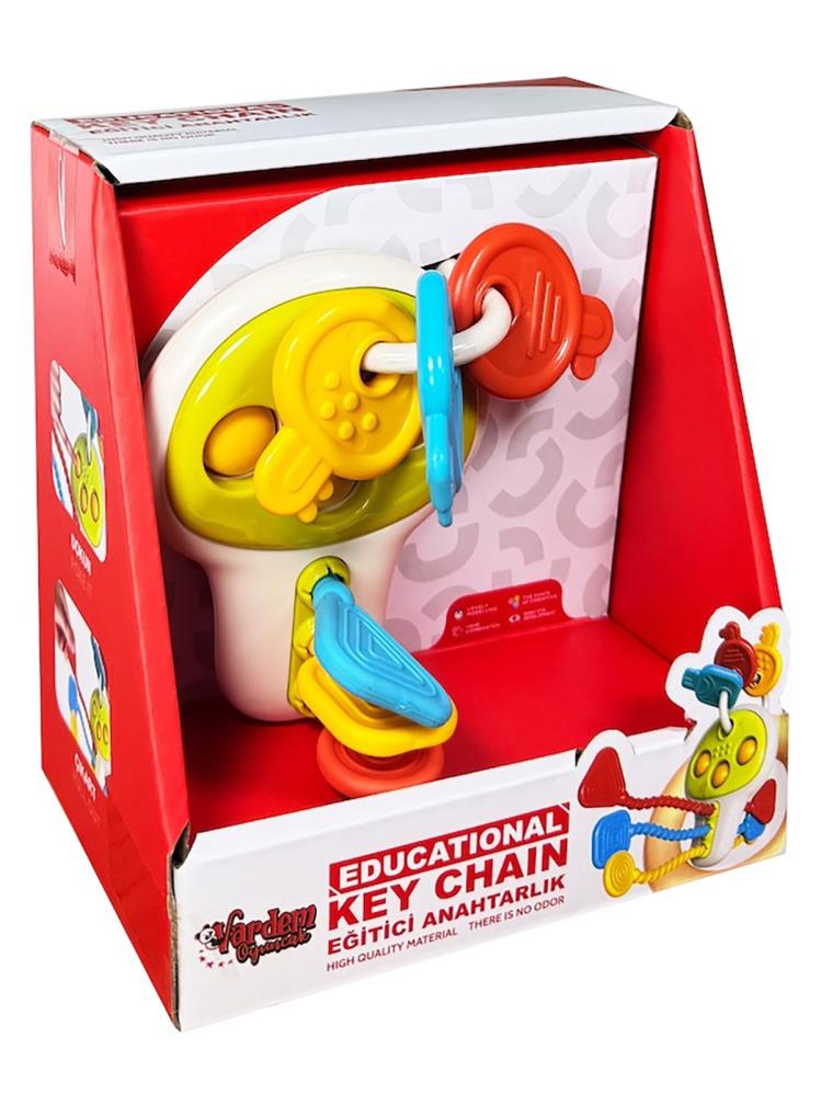 Vardem Eğitici Poppitli Cırcırlı Bebek Anahtarlığı