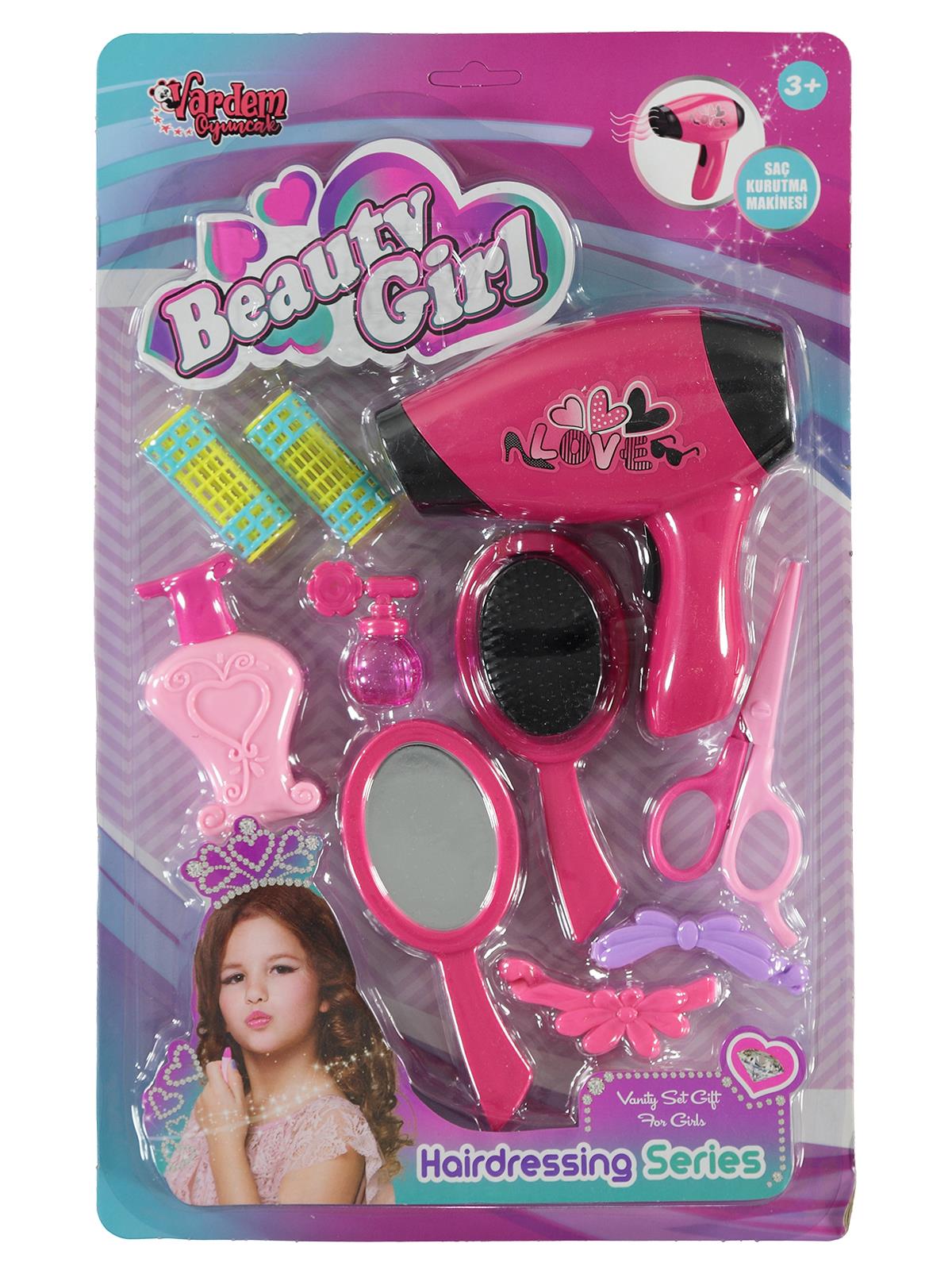 Vardem Kartela Sac Kurutmalı Guzellık Oyuncak Setleri