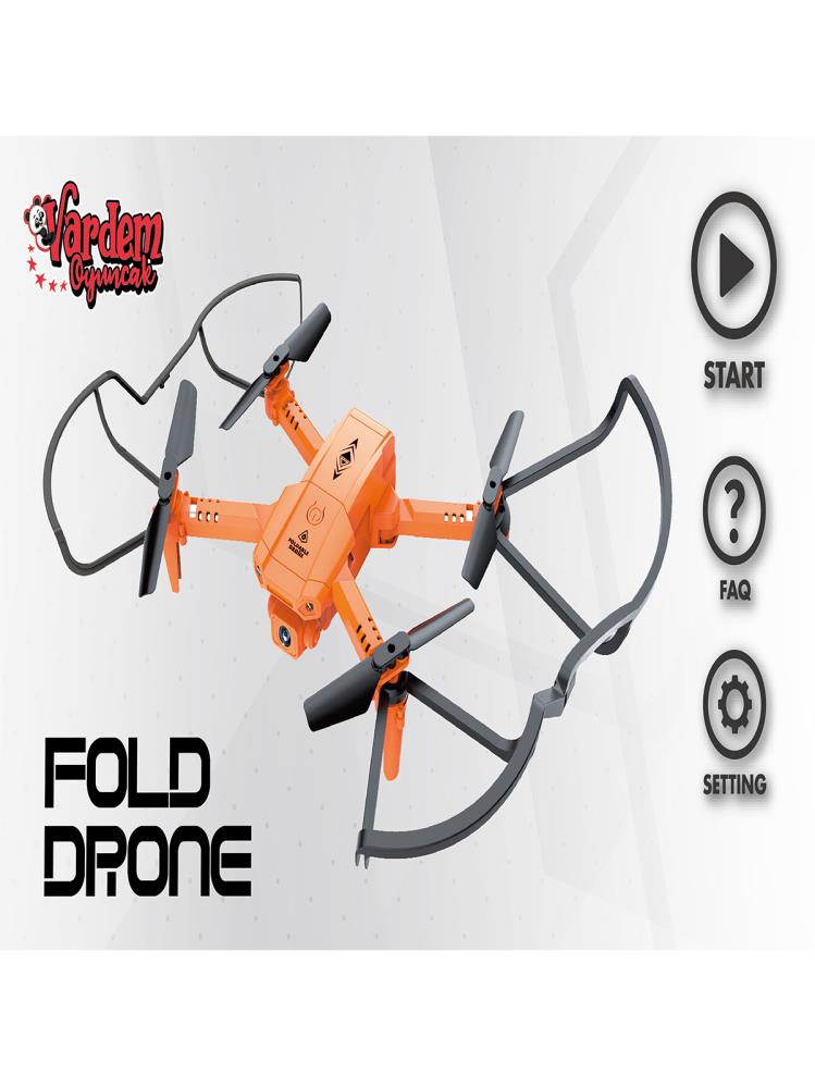Vardem Uzaktan Kumandalı Full Fonksiyon 2.4G Şarjlı Kameralı Katlanabilir Drone