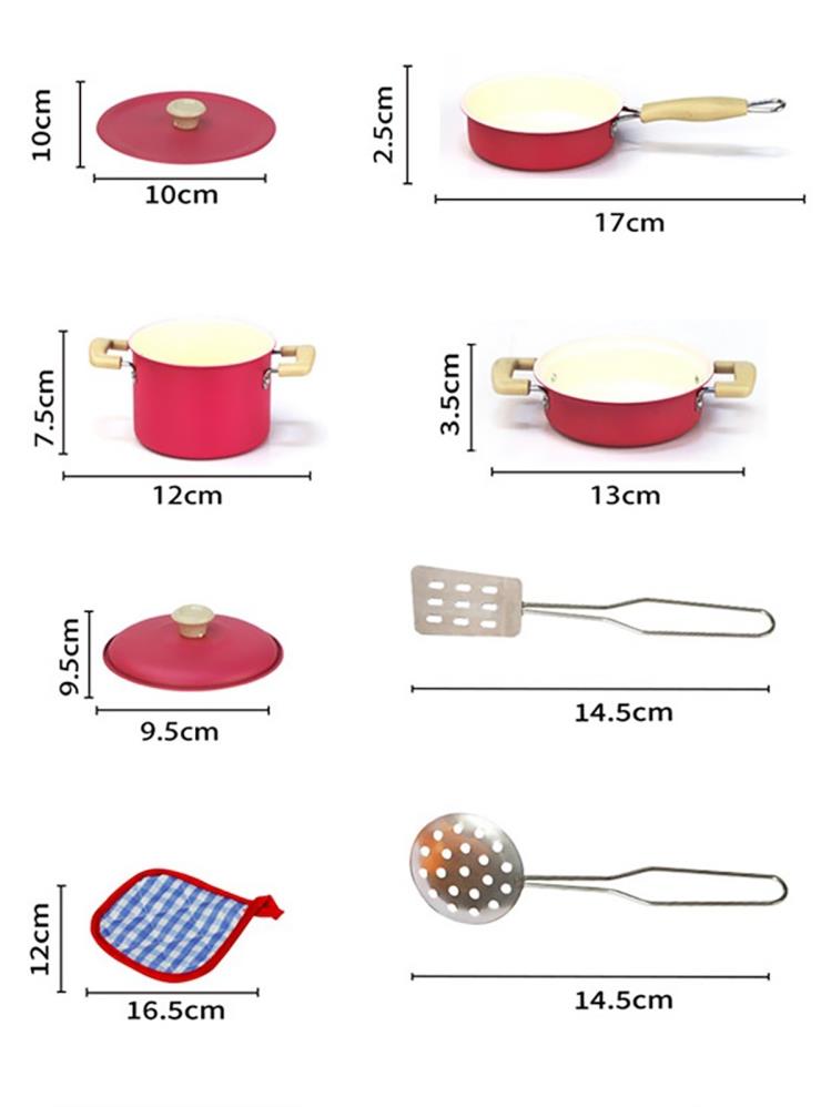 Vardem Emaye Tencere Tava Set 8 Parca