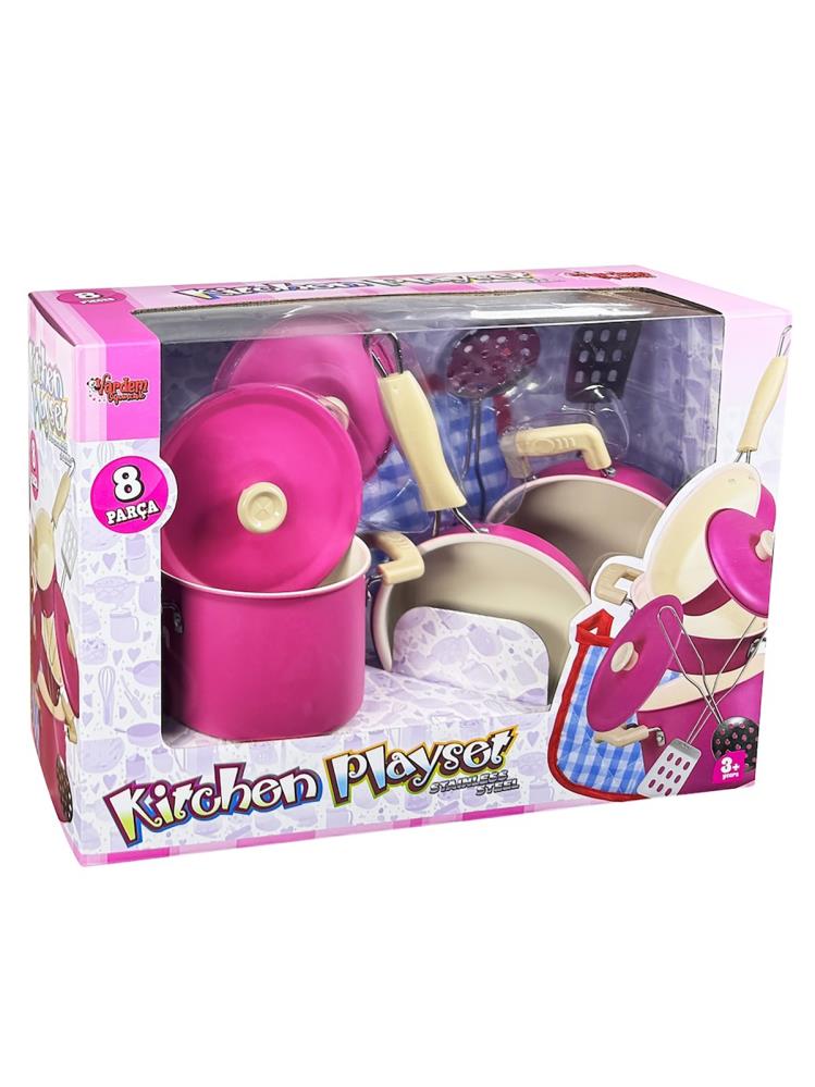 Vardem Emaye Tencere Tava Set 8 Parca