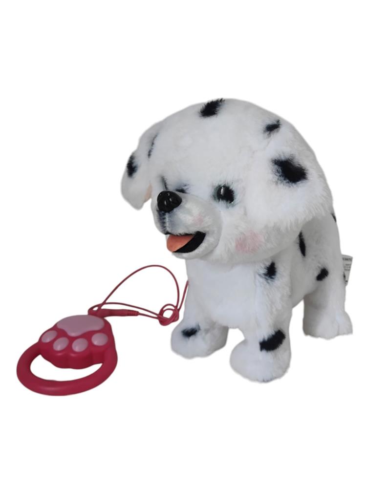 Vardem Peluş Tasmalı Yürüyen Benekli Köpek