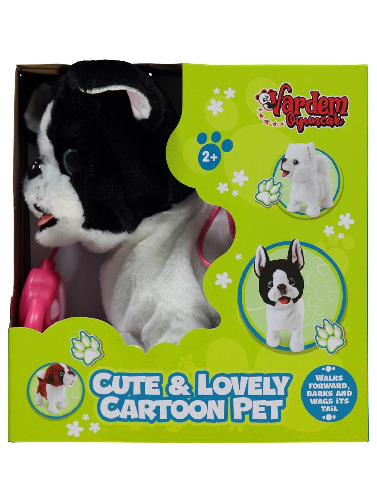 Vardem Peluş Tasmalı Yürüyen Fransız Buldog