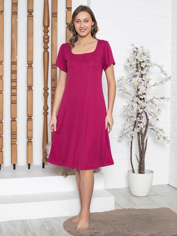 Limissi Pervazlı Atlet Yaka Pijama Takımı - Kırmızı