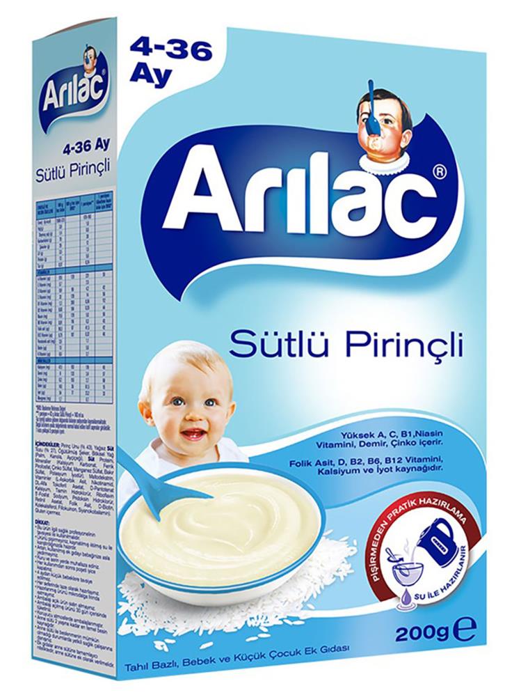 Arılac Instant Ek Gıda Sütlü Pirinçli 200G