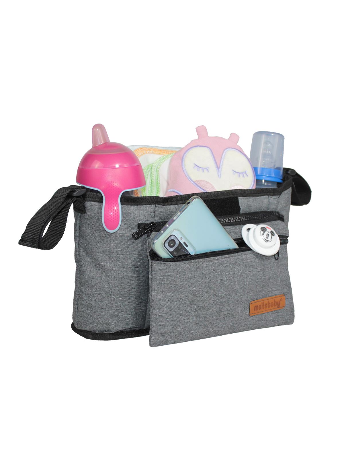 Molls Baby-Molpaş Baby Bebek Arabası Organizer - Gri