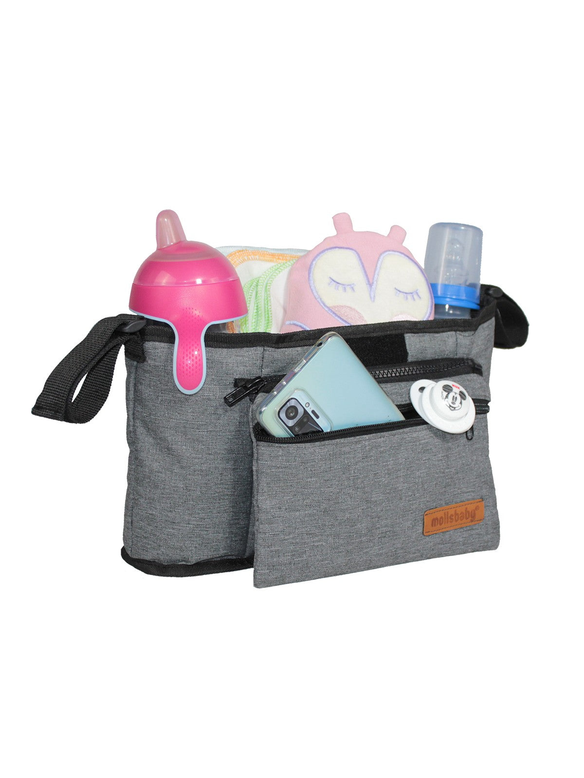 Molls Baby-Molpaş Baby Bebek Arabası Organizer - Gri