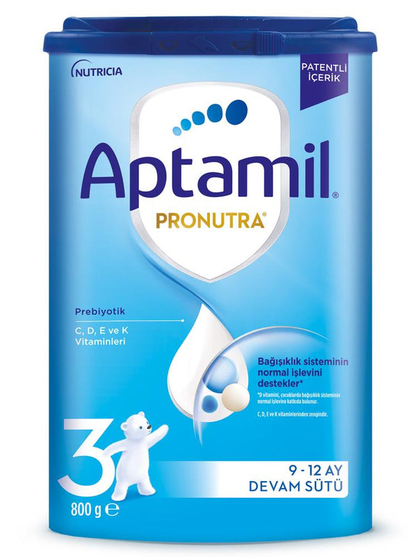 Aptamil 3 Devam Sütü 800 g 9-12 Ay Akıllı Kutu