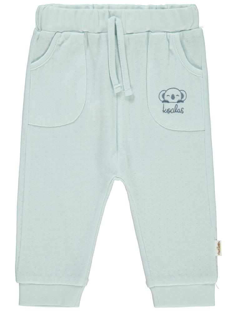 Bebetto Organic Stars and Koalas 9-18 Ay Tek Alt Bebe - Mavi