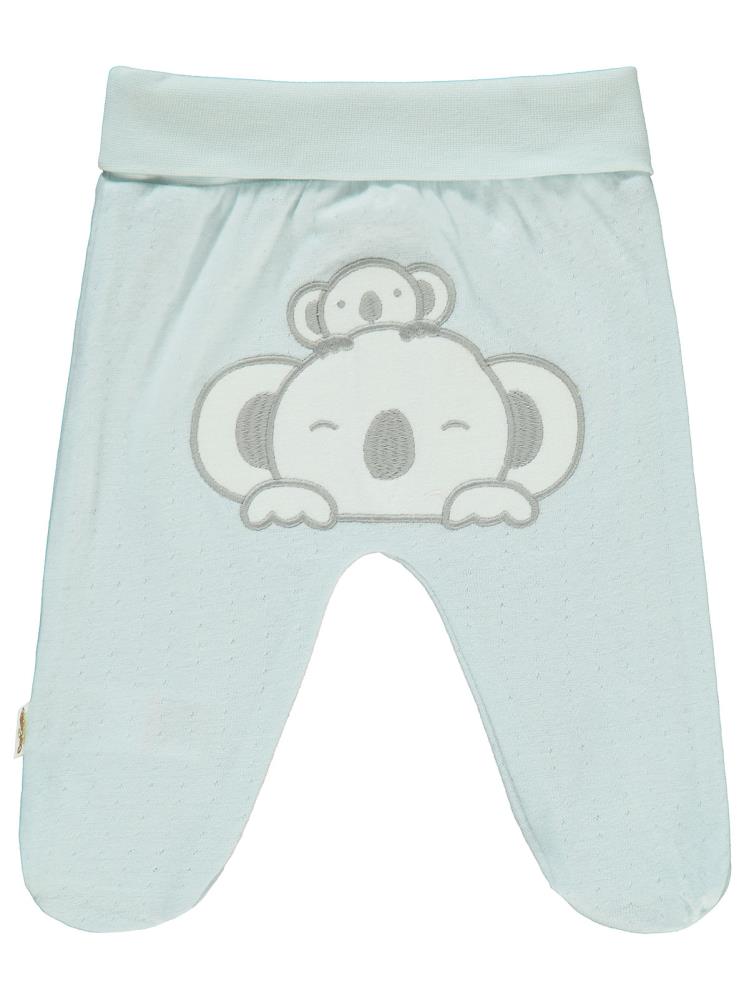 Bebetto Organic Stars and Koalas 3-6 Ay Tek Alt Bebe - Mavi
