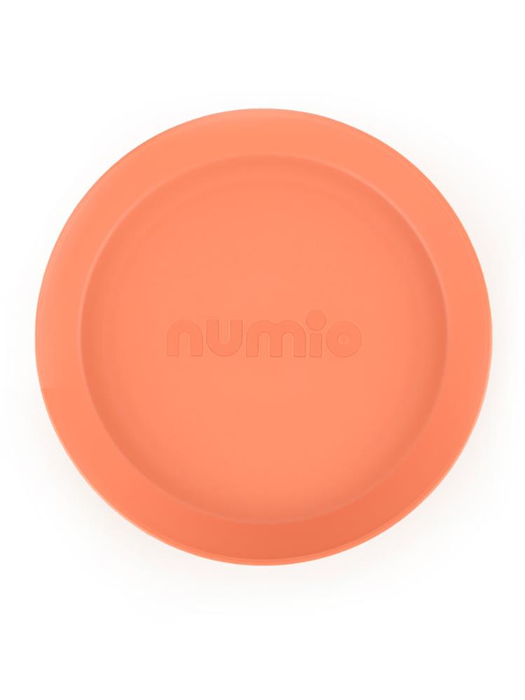 Numio 2'li PP Yuvarlak Yemek Tabağı - Turuncu