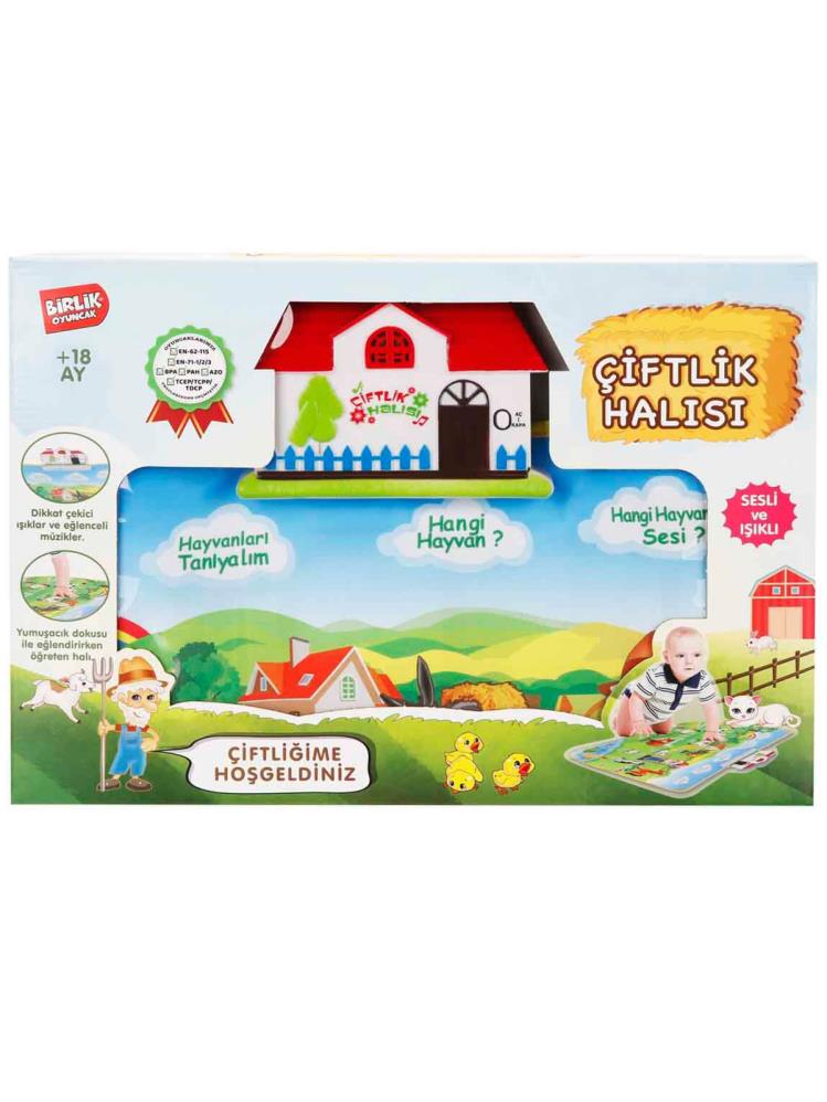 Birlik Oyuncak Eğitici Çiftlik Halısı Küçük Boy