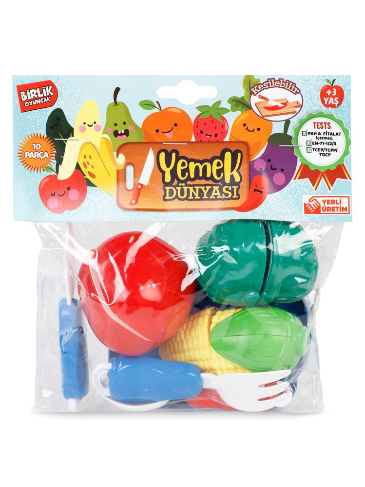 Birlik Oyuncak 10 Parçalı Meyveli Kesilebilen Yemek Dünyası
