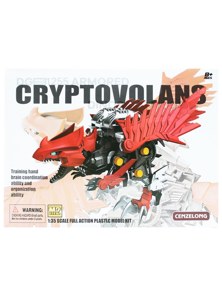 Pilli Mekanik Söktak Dinazor Kanatlı Cryptovolans Oyuncak Setleri