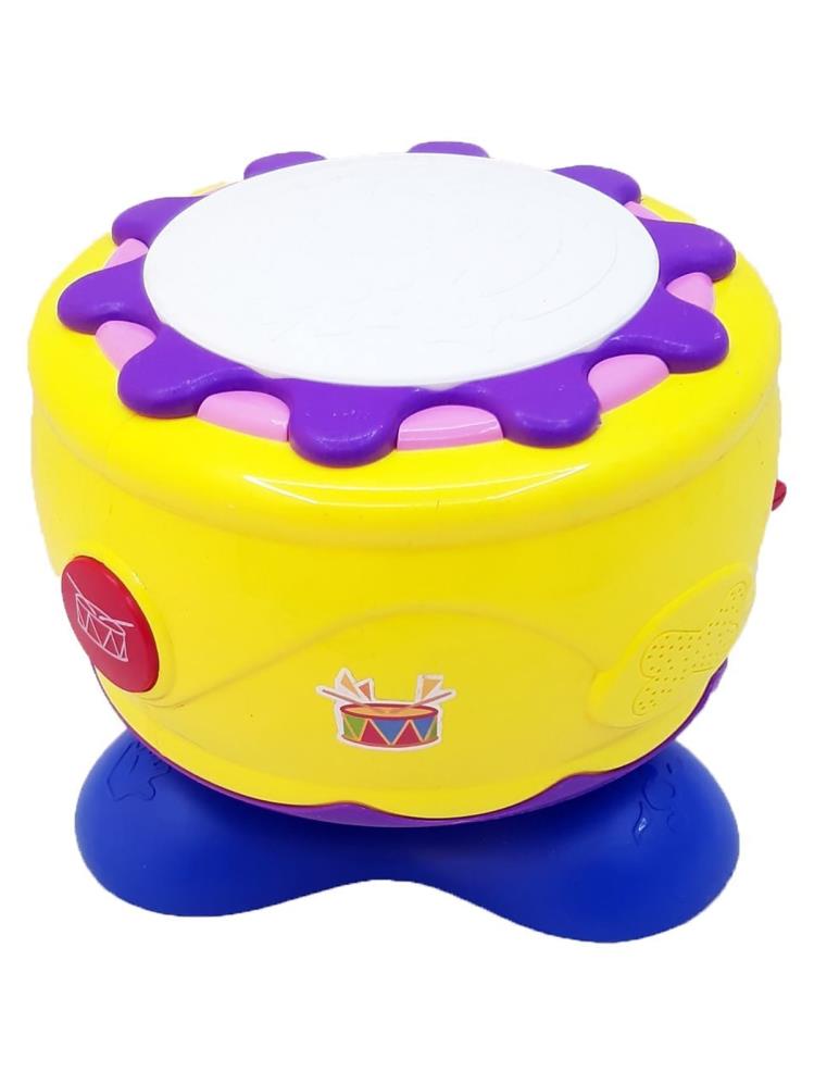 Birlik Oyuncak Pilli Işıklı Kaya Davul Sarı 16 Cm