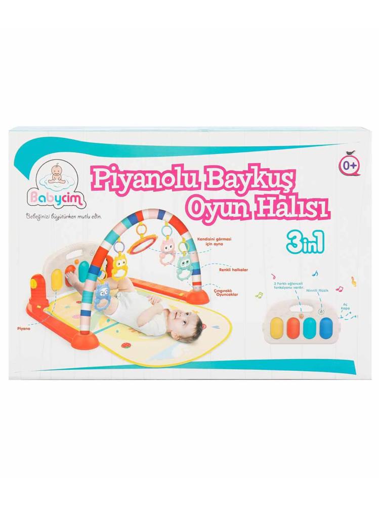 Birlik Oyuncak Babycim Baykuşlu Piyanolu Bebek Birlik Oyuncak Oyun Halısı