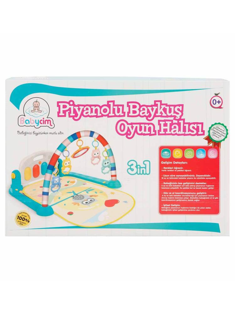Birlik Oyuncak Babycim Baykuşlu Piyanolu Bebek Birlik Oyuncak Oyun Halısı