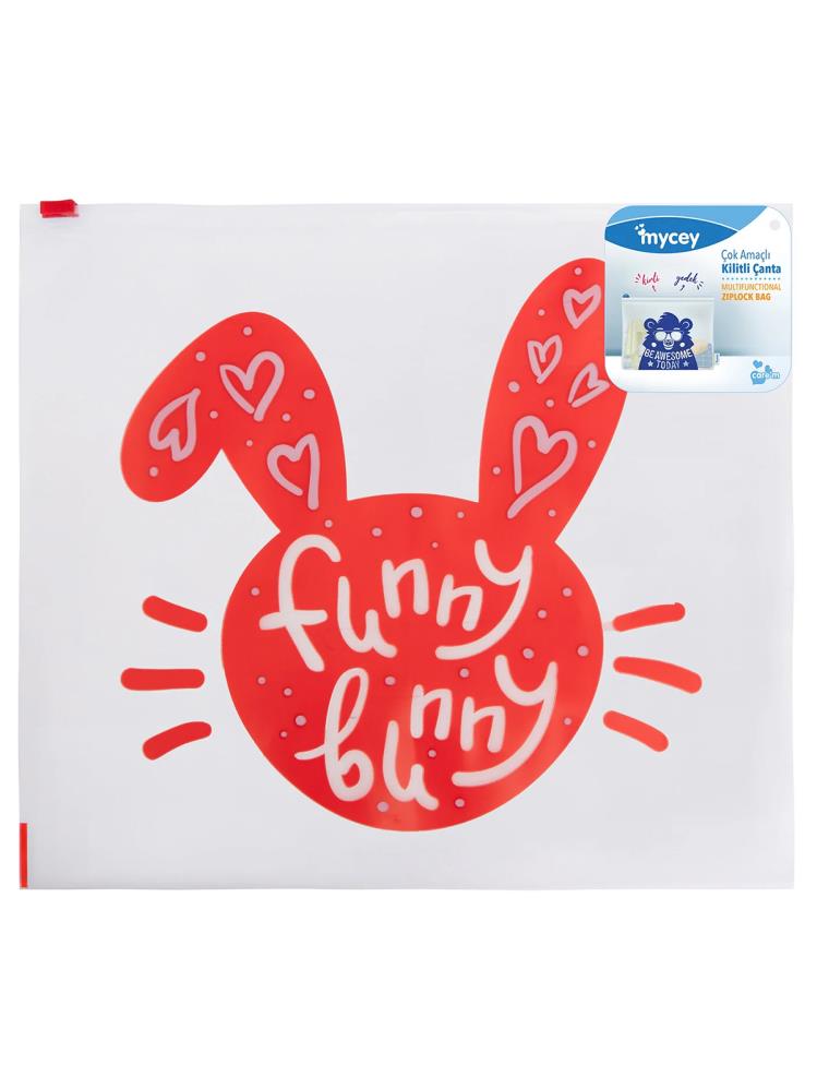 Mycey Su Geçirmez Kilitli Çanta - Awesome - Kırmızı