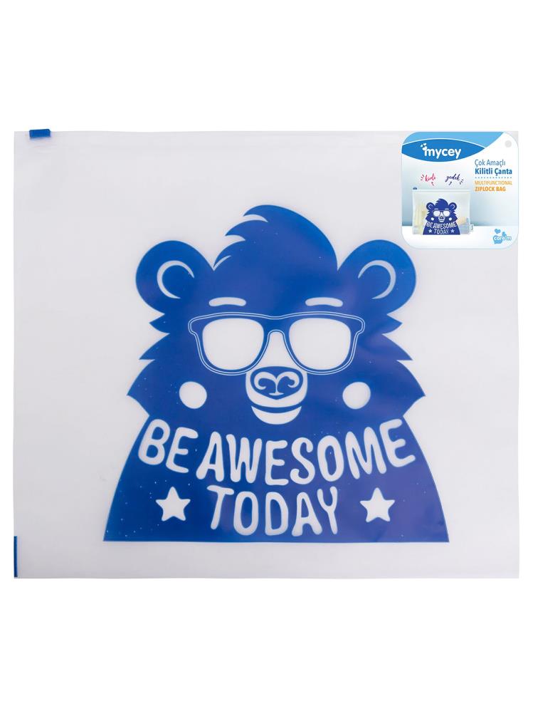 Mycey Su Geçirmez Kilitli Çanta - Awesome - Mavi