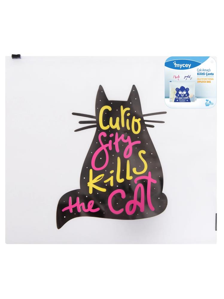 Mycey Su Geçirmez Kilitli Çanta - Awesome - Siyah